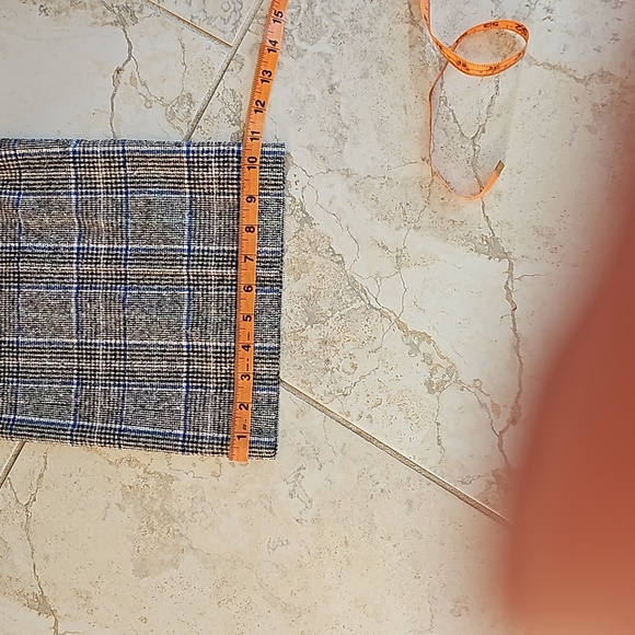 Samsoe Samsoe ladies plaid trousers.  Size S . Black, blue and Kelly green. - Picture 8 of 12